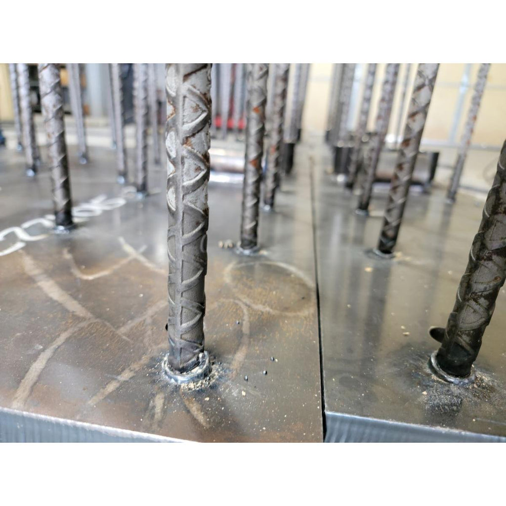 SWR - Stud Weldable Rebar - www.StudWeldingStore.com. Tru-Weld’s patent pending SWR (Stud Weldable Rebar) A706 anchors are fully stud weldable with standard stud welding equipment and accessories.
