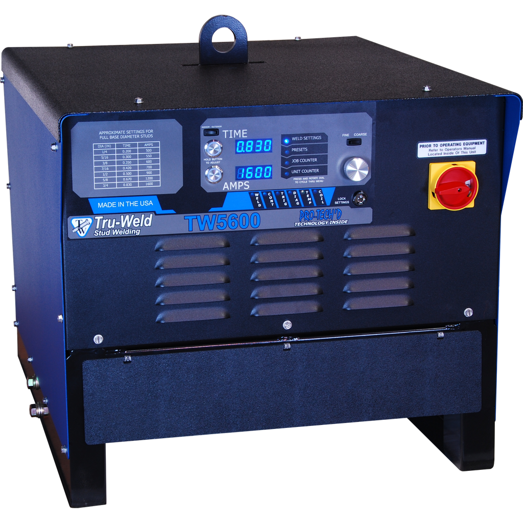 TW5600 Drawn ARC Stud Welder- 3/4" Max Stud Diameter - www.StudWeldingStore.com